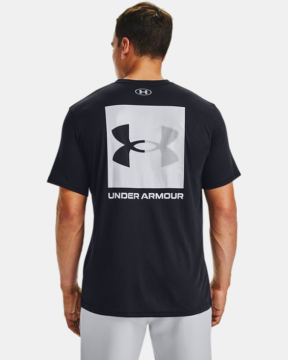 Men's UA Box Logo Short Sleeve in Black image number 0